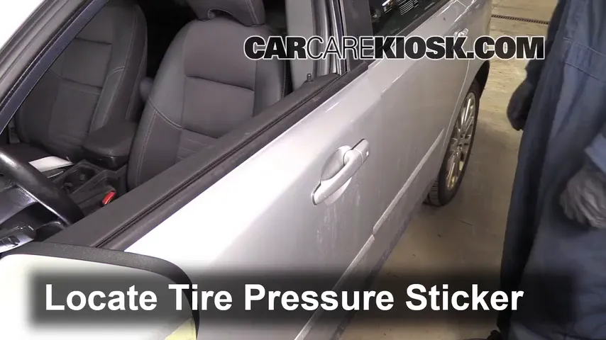 2005 Volvo S40 i 2.4L 5 Cyl. Tires & Wheels Check Tire Pressure